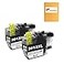 F FINDERSCO F FINDERSCO Compatible Ink Cartridge Replacement for Brother LC3013 XL Black 2 Pack