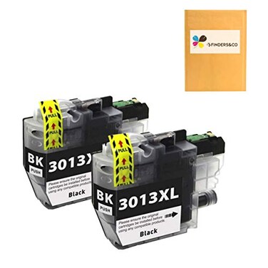 F FINDERSCO F FINDERSCO Compatible Ink Cartridge Replacement for Brother LC3013 XL Black 2 Pack