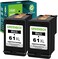 GREENBOX 61XL Black Ink Cartridges Combo Pack Replacement for HP 61 Ink for Envy 4500 5530 4502 Officejet 4630 4635 Deskjet 1000 1010 Printer 2 Pack