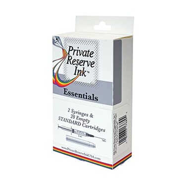 Private Reserve Ink Essentials Kit 1 20 pcs of Empty Standard cartridges 2 pcs of 5 ml Syringe