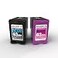 VersaInk Stealth iX Ink HP 63BiX 63CiX Combo Pack Invisible Ink Replacement Cartridges Ink Black