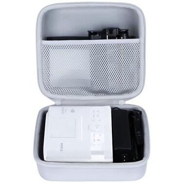Lebakort Hard Case Compatible with Canon SELPHY CP1500 CP1300 CP1200 Compact Photo Printer Off White Case
