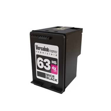 VersaInkNano 63 MS Black MICR Ink Cartridge for Check Printing