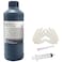 AYMSous Black Ink Universal Refill Ink Kit Dye Ink 500ml Work for Canon HP Epsn Brother Injet Printers Refillable Cartridge CISS CIS System 169 oz with Syringe Glove