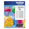 Brother Genuine High Yield Color Ink Cartridges LC2033PKS 3Pack Cyan Magenta Yellow 550 Pages Amazon Dash Replenishment