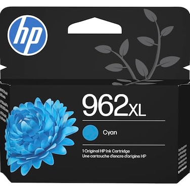 HP 962XL Cyan HighYield Ink Cartridge Works with OfficeJet 9010 Pro 9010 9020 Eligible for Instant Ink 3JA00AN