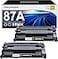 VOREDO CF287A 87A Toner Cartridge High Yield Compatible Replacement for HP 87A CF287A 87X CF287X for HP LaserJet Enterprise M506 M506dn M506n M506x M501n M501dn M527f M527dn M527z Printer Black 2Pack