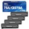 Cool Toner 78A CE278A Black Toner Cartridge Replacement for HP 78A CE278A Toner Cartridge for HP LaserJet P1606dn 1536dnf MFP M1536dnf 1606dn P1606 P1566 P1560 Printer Ink 4 Pack