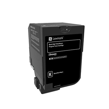 Lexmark 74C1HK0 CS720 CS725 Black High Yield Return Program Cartridge Toner