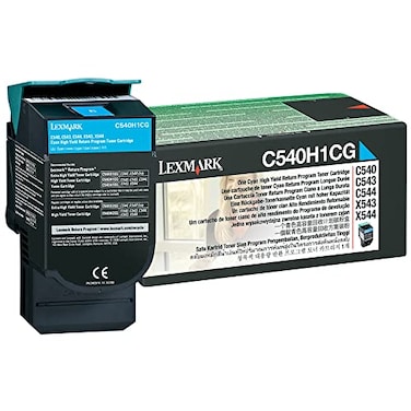 Lexmark C540H1CG Return High Capacity Cyan Toner Cartridge