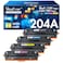 Valuetoner Compatible Toner Cartridge Replacement for HP 204A CF510A CF511A CF512A CF513A to use with Color Pro MFP M180nw M154nw M180n M154a MFP M181fw Printer Tray4Pack