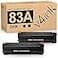 v4ink Compatible CF283A Toner Cartridge Replacement for HP 83A CF283A for use in HP Pro MFP M127fw M127fn M125nw M201dw M201n M225dn M225dw M125a Series Printer Black 2 Pack