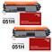 VIPSIM 051H Toner Cartridge Replacement for Canon 051H HighYield Black Toner Cartridge CRG051H for Canon Imageclass MF263dn MF264dw MF266dw MF267dw MF269dw LBP162dw LBP161dn Printer Black 2Pack