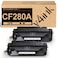 v4ink 2PK Compatible CF280A Toner Cartridge Replacement for HP 80A Toner Cartridge Black Ink for HP Pro 400 M401N M401DN M401DNE M401DW HP MFP M425DN M425DW Printer