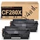 v4ink CF280X Toner Cartridge Compatible Replacement for HP 80A 80X CF280A CF280X Toner Cartridge Black for HP Pro 400 M401a M401d M401dn M401dne M401dw M401n MFP M425dn M425dw Printer 2Pack High Yield
