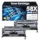 SUDLTO 58X CF258X Toner Cartridge Black Replacement for HP 58X CF258X 58A CF258A Compatible with LaserJet MFP M428fdw M428fdn M428dw M404 M428 Pro M404n M404dn M404dw Printer 2 Pack with Chip