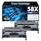 SUDLTO 58X CF258X Toner Cartridge Black Replacement for HP 58X CF258X 58A CF258A Compatible with LaserJet MFP M428fdw M428fdn M428dw M404 M428 Pro M404n M404dn M404dw Printer 2 Pack with Chip
