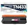 LCL TN433 TN433 Magenta High Yield Toner Cartridge Replacement for Brother TN431 TN433 TN431 TN433 TN433M TN433M for HLL8260CDW HLL8360CDW DCPL8410CDW MFCL8610CDW HLL9310CDW Printers 1Pack