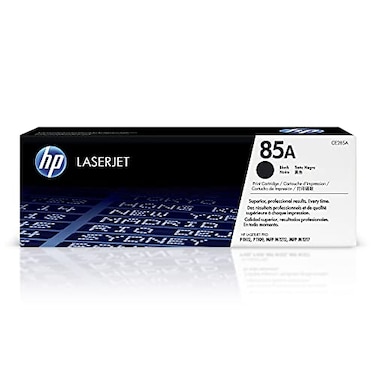 HP Original 85A Black Toner Cartridge Works with LaserJet Pro P1102 P1109 Series LaserJet Pro MFP M1212 M1217 Series CE285A