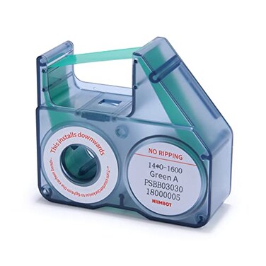 NIIMBOT B18 Compatible Labeling Ribbon Replacement Refill Tapes for Thermal Transfer Label Printer Legible Printing Long Lasting Non Fade Up to 16 Meters Green