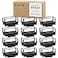 COSOB ERC30 Black and Red Ribbon Compatible with ERC303438 Cartridges ERC38 BR for TMU220 M188B ERC 30 Printer Ribbons24 Pack