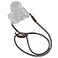 SMALLRIG Camera Neck Shoulder Strap Adjustable Braided Camera Shoulder Strap with ORing and Leather Neck Pad for DSLR or Mirrorless Camera Gray 5057