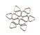 HITHUT 12pcs Camera Accessory Kit Stainless Steel Eyelet Split Lug Triangle Strap Hook for DSLR RF Mirrorless Cameras