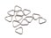 HITHUT 12pcs Camera Accessory Kit Stainless Steel Eyelet Split Lug Triangle Strap Hook for DSLR RF Mirrorless Cameras