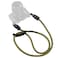 SMALLRIG Camera Neck Shoulder Strap Adjustable Braided Camera Shoulder Strap with ORing and Leather Pad for DSLR or Mirrorless Camera Green 5056