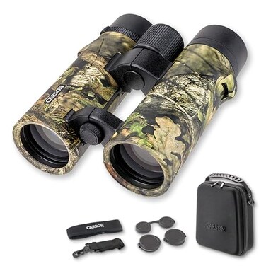 Carson RD Series 10x42mm Mossy Oak Camouflage Open Bridge Waterproof Binoculars RD042MO