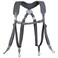 OP/TECH USA OPTECH USA Dual Harness Uni Loop Regular Interchangeable Camera Shoulder Strap Harness with Quick Disconnects and ControlStretch Backing Made in USA Black