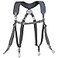 OP/TECH USA OPTECH USA Dual Harness Uni Loop XLong Interchangeable Camera Shoulder Strap Harness with Quick Disconnects and ControlStretch Backing Made in USA Black