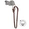 C Coiro Leather Camera Strap for One Camera Professional Single Leather Harness Shoulder Strap Quick Release Gear DSLRSLR Camera Accessories for Photography Brown