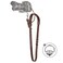C Coiro Leather Camera Strap for One Camera Professional Single Leather Harness Shoulder Strap Quick Release Gear DSLRSLR Camera Accessories for Photography Brown