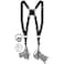 C Coiro Camera Harness for 2 Cameras Dual Shoulder Leather Camera Strap Double Camera Harness for DSLRSLR Camera Straps for Photographers of All Levels Standard StrapsColor Black