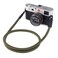 Eorefo Camera Strap Vintage 100cm Nylon Climbing Rope Camera Neck Shoulder Strap for Micro Single and DSLR CameraArmy Green