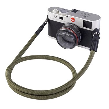 Eorefo Camera Strap Vintage 100cm Nylon Climbing Rope Camera Neck Shoulder Strap for Micro Single and DSLR CameraArmy Green