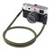 Eorefo Camera Strap Vintage 100cm Nylon Climbing Rope Camera Neck Shoulder Strap for Micro Single and DSLR CameraArmy Green