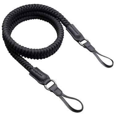 VKO Camera StrapQuick Release Camera Shoulder StrapParacord Woven Portable Camera Neck Strap for SLR DSLR Digital Mirrorless CameraBlack