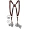 C Coiro Camera Harness for 2 Cameras Dual Shoulder Leather Camera Strap Double Camera Harness for DSLRSLR Camera Straps for Photographers of All Levels Standard StrapsColor Brown