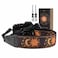 Padwa Lifestyle Helios Moon God Camera Strap 2 Full Grain Leather Ends Camera Straps for Photographers Vintage Embroidered Cotton Weave Soft Suede Fabric Padded Strap Quick Release fits All Cameras