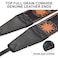 Padwa Lifestyle Helios Moon God Camera Strap 2 Full Grain Leather Ends Camera Straps for Photographers Vintage Embroidered Cotton Weave Soft Suede Fabric Padded Strap Quick Release fits All Cameras