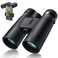 Megrezo 10X42 Professional Binoculars with Smartphone Adapter Compact Waterproof Low Night Vision Binoculars for Adult Birds Watching Hunting Concert Travel