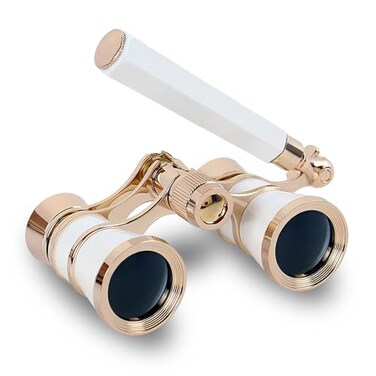 AiScrofa Opera Glasses3X25 Theater Binoculars with Foldable and Extendable HandleMini Binocular Compact LightweightPortable Theater Glasses for Adults Kids Women in Musical Concert
