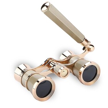 AiScrofa Opera Glasses3X25 Theater Binoculars with Foldable and Extendable HandleMini Binocular Compact LightweightPortable Theater Glasses for Adults Kids Women in Musical Concert