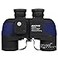 HOOWAY Waterproof Fogproof Military Marine BinocularsHooway 7x50 Binoculars with wInternal Rangefinder Compass for NavigationBoatingBird WatchingBlue