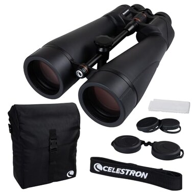 Celestron SkyMaster Pro ED 20x80 Binocular Astronomy Binocular with ED Glass Large Aperture for Long Distance Viewing Fully Multicoated XLT Coating Tripod Adaptable Carrying Case Included