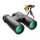 Three Triping 10x42 HD Binoculars for Adults High Powered with Phone Adapter Tripod and Tripod Adapter IPX7 Waterproof Binoculars with Clear Low Light Vision for Bird Watching Cruise Ship Travel