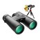 Three Triping 10x42 HD Binoculars for Adults High Powered with Phone Adapter Tripod and Tripod Adapter IPX7 Waterproof Binoculars with Clear Low Light Vision for Bird Watching Cruise Ship Travel