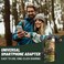 Tinllaans 15x55 UHD Binoculars for Adults High Powered with Phone Adapter Large View BAK4 Prism Waterproof Lightweight for Bird Watching Hunting Cruise Travel Camping Blue